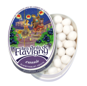 Anis de Flavigny - Anijspastilles met zwarte bessen smaak in bewaarblik - 50 gram