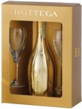 Bottega - Glamour Prosecco Gold in gouden geschenkverpakking met twee glazen - 0.75 - n.m.