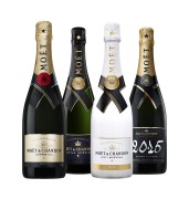 Moët & Chandon - Champagne combinatiepakket - 0.75 - 4 stuks