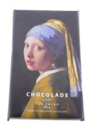 Van der Burgh - Pure chocolade 72% - Het Meisje met Parel XXL - 300 gram - 300 gram