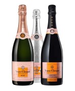 Veuve Clicquot - Rosé Champagne combinatiepakket - 0.75 - 3 stuks