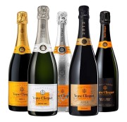 Veuve Clicquot - Champagne combinatiepakket - 5 x 0.75L