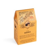 Amatller - Chocolade bloemblaadjes met sinaasappel in pakje - 72 gram