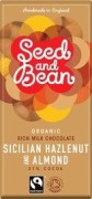 Seed & Bean - Melk Chocolade 37% - Hazelnoot & Amandel - 85 gram