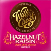 Willies Cacao - Puur Hazelnoten & Rozijnen Peruvian - 50 gram