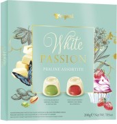 Vergani - Passion Line Witte - Pralinés assortiment in doosje - 200 gram