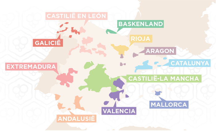 Wijnstreken Spanje